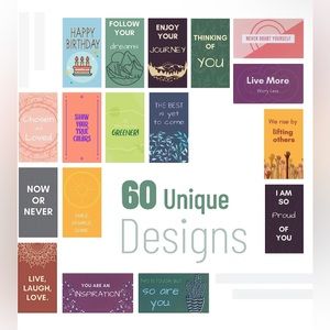 🆕 Mr. Pen- 60 pcs, Positive Affirmations Cards, Motivational Cards